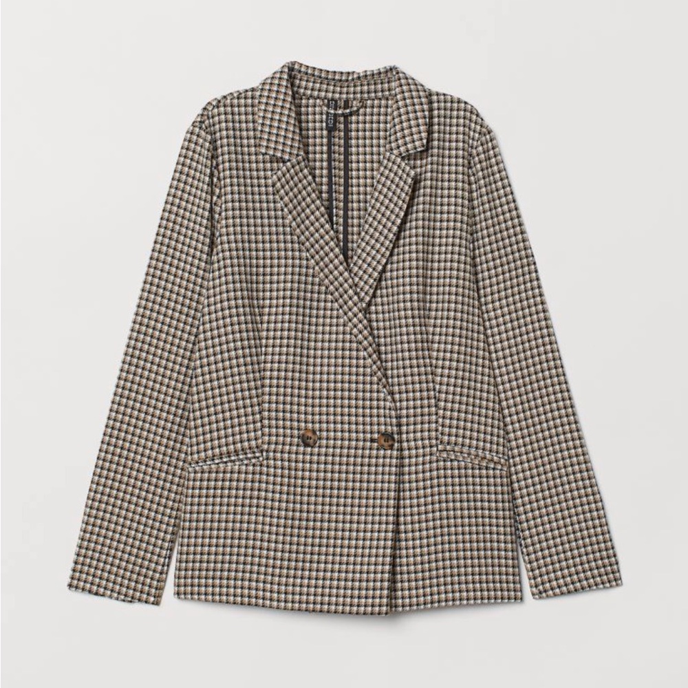 H&M houndstooth blazer in a size M